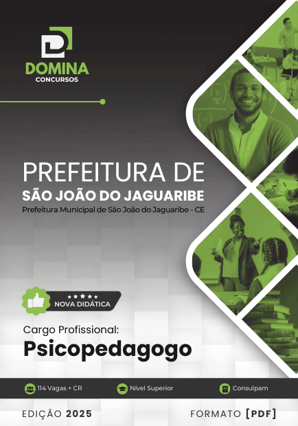 Apostila Psicopedagogo São João do Jaguaribe CE 2025
