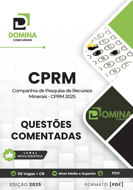 Questões Comentadas Concurso CPRM 2025