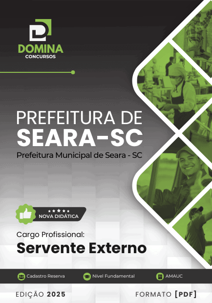 Apostila Servente Externo Seara SC 2025
