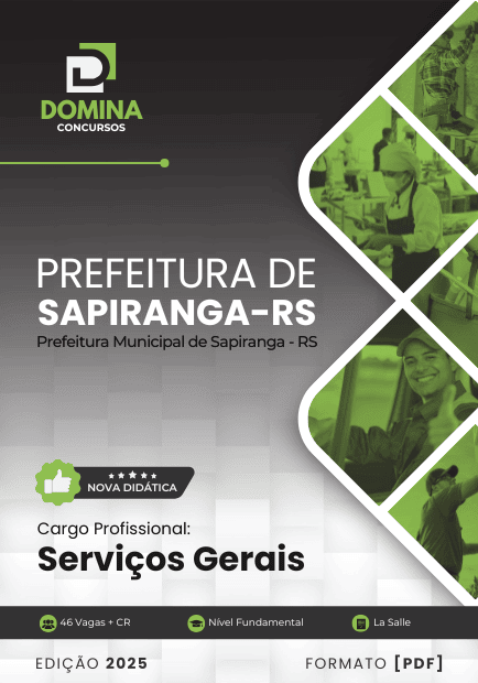 Apostila Serviços Gerais Sapiranga RS 2025