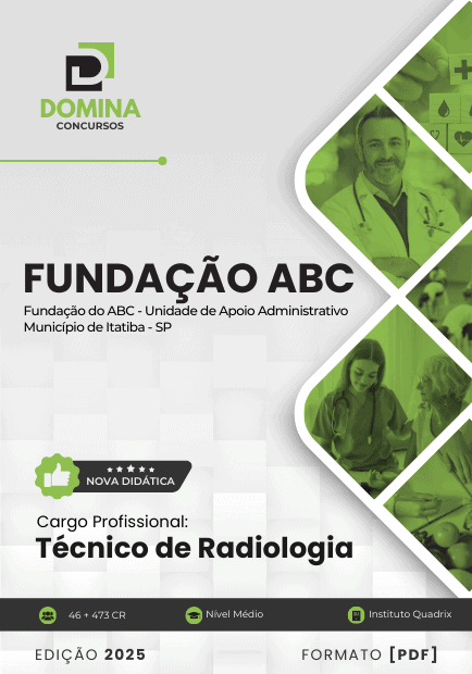 Apostila Técnico de Radiologia Fundação ABC Itatiba SP 2025