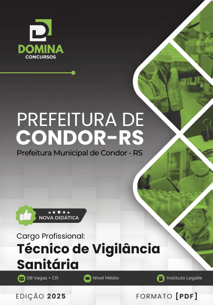 Apostila Técnico de Vigilância Sanitária Condor RS 2025