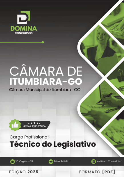 Apostila Técnico do Legislativo Câmara Itumbiara GO 2025