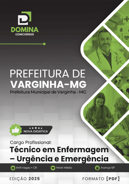 Apostila Técnico em Enfermagem Urgência e Emergência Varginha MG 2025