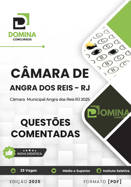 120 Questões Comentadas Angra Dos Reis RJ 2025