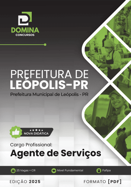 Apostila Agente de Serviços Leópolis PR 2025