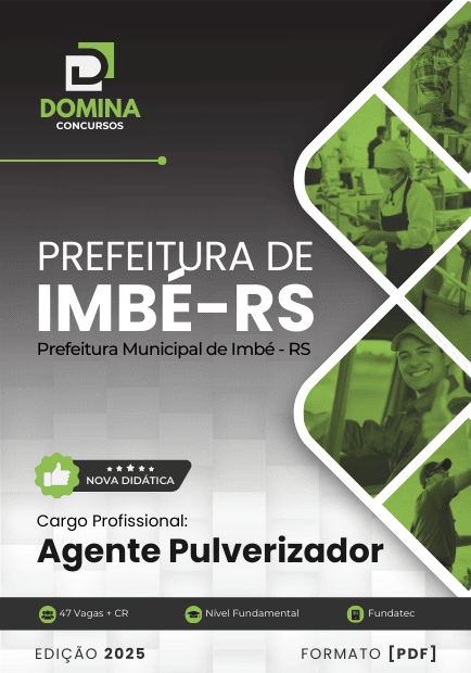 Apostila Agente Pulverizador Imbé RS 2025
