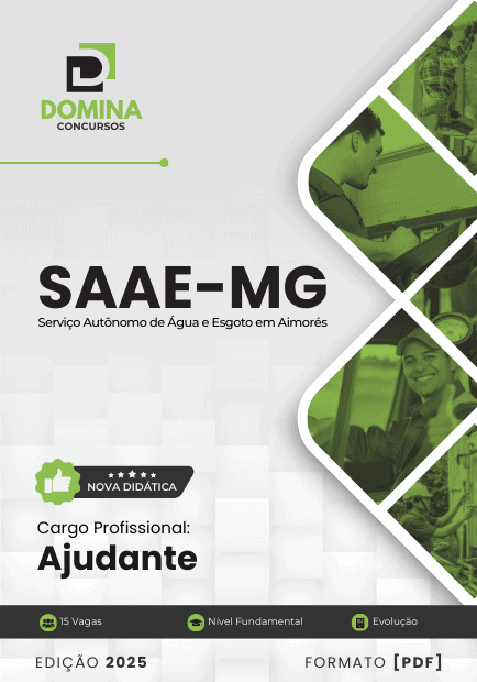 Apostila Ajudante SAAE Aimorés MG 2025