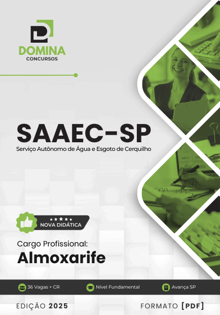 Apostila Almoxarife SAAEC SP 2025