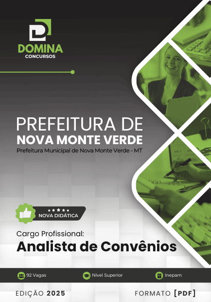 Apostila Analista de Convênios Nova Monte Verde MT 2025
