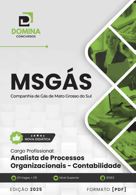 Apostila Analista de Processos Organizacionais Contabilidade MSGás 2025