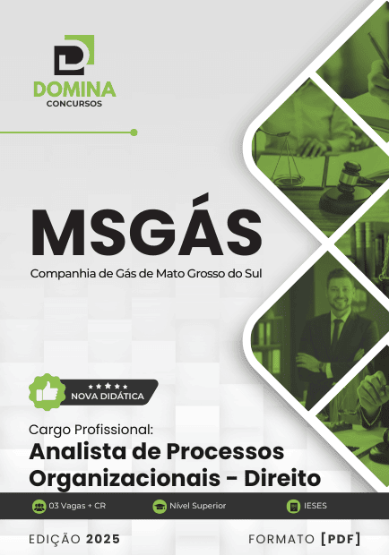 Apostila Analista de Processos Organizacionais Direito MSGás 2025