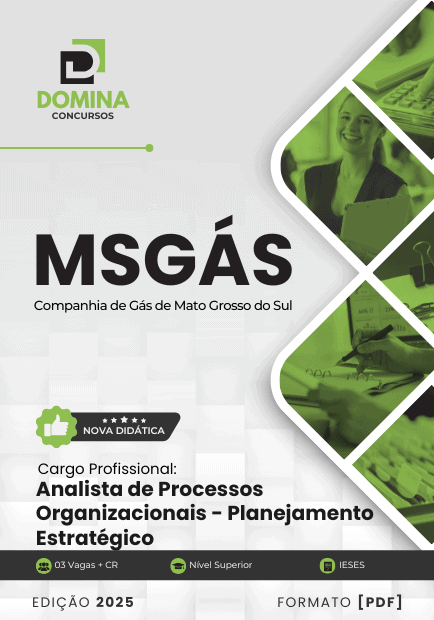 Apostila Analista de Processos Organizacionais Planejamento Estratégico MSGás 2025