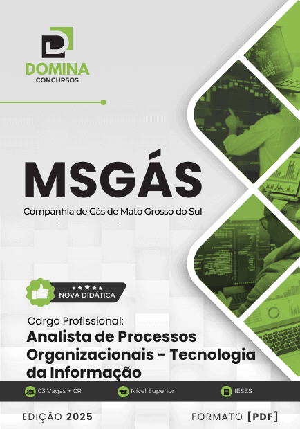 Apostila Analista de Processos Organizacionais Tecnologia da Informação MSGás 2025