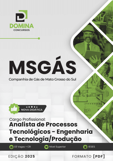 Apostila Analista de Processos Tecnológicos Engenharia e Tecnologia Produção MSGás 2025