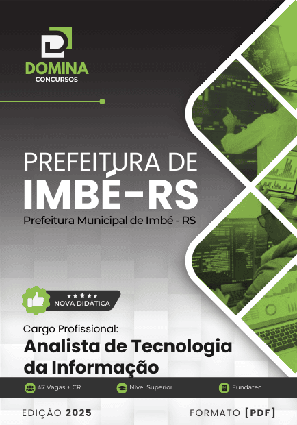 Apostila Analista de Tecnologia da Informação Imbé RS 2025