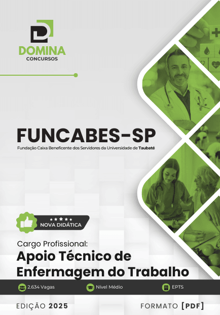 Apostila Técnico de Enfermagem do Trabalho FUNCABES SP 2025
