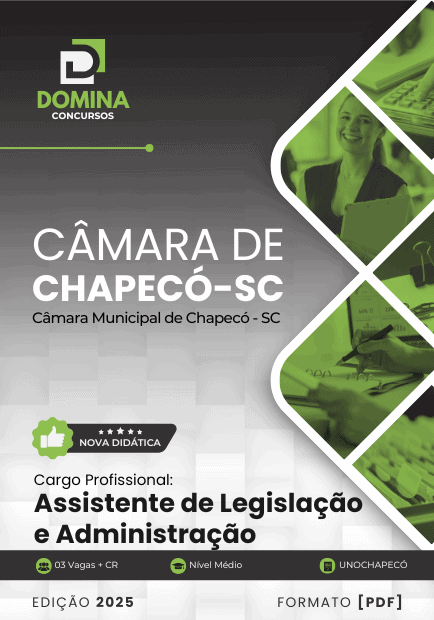Apostila Assistente de Comissões Câmara Chapecó SC 2025