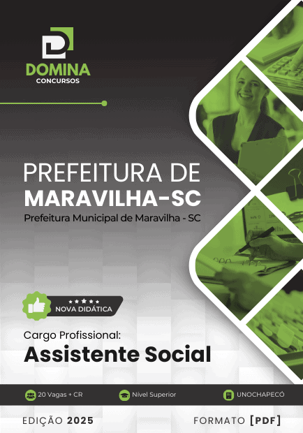 Apostila Assistente Social Maravilha SC 2025