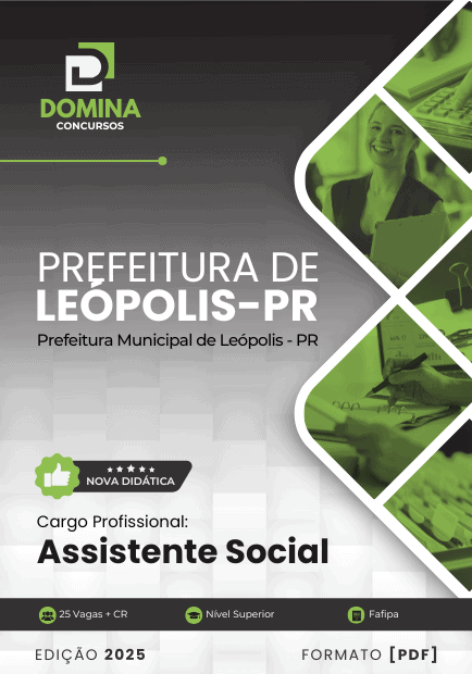 Apostila Assistente Social Leópolis PR 2025