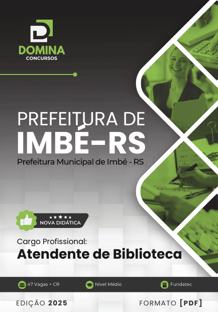 Apostila Atendente de Biblioteca Imbé RS 2025