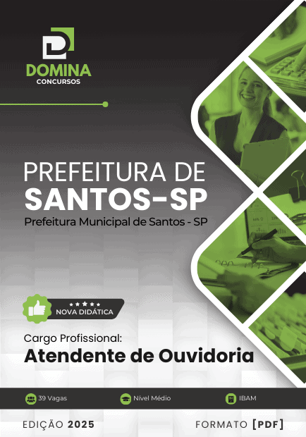 Apostila Atendente de Ouvidoria Santos SP 2025