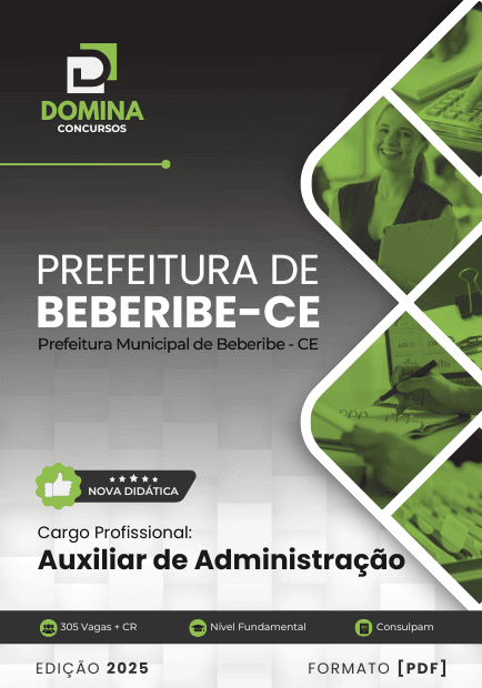 Apostila Auxiliar de Administração Beberibe CE 2025