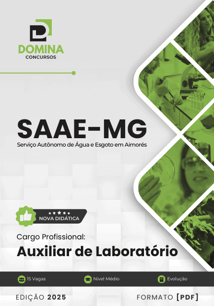 Apostila Auxiliar de Laboratório SAAE Aimorés MG 2025