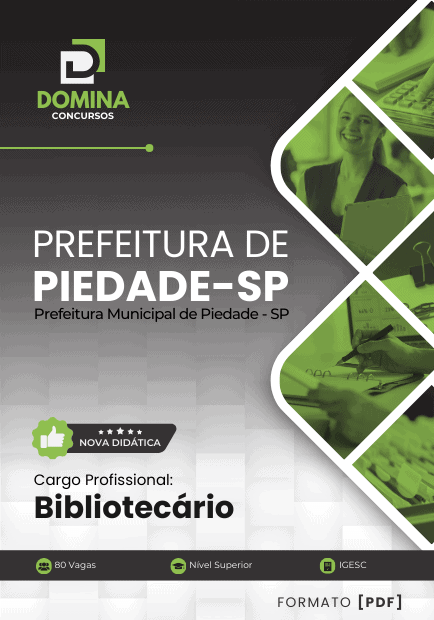 Apostila Bibliotecário Piedade SP 2025