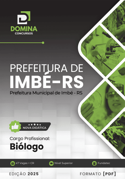 Apostila Biólogo Imbé RS 2025