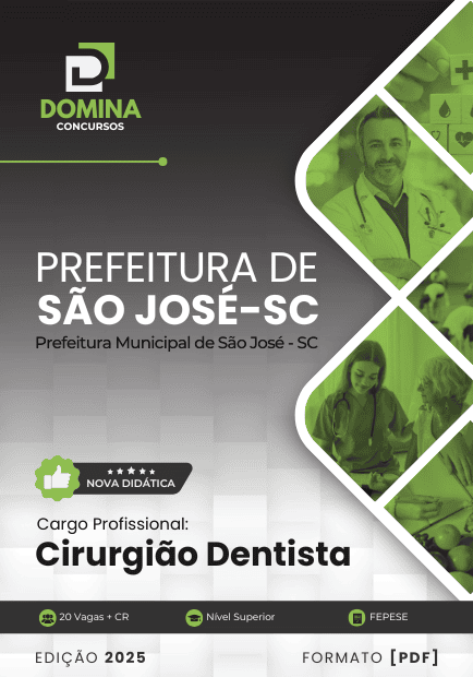 Apostila São José SC Cirurgião Dentista 2025