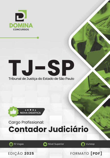 Apostila Contador Judiciário TJ SP 2025