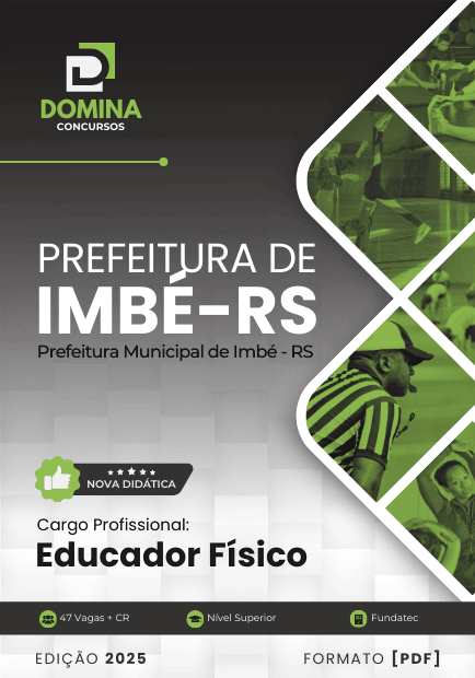 Apostila Educador Físico Imbé RS 2025