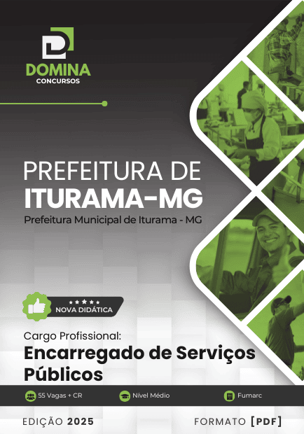 Apostila Encarregado de Serviços Públicos Iturama MG 2025