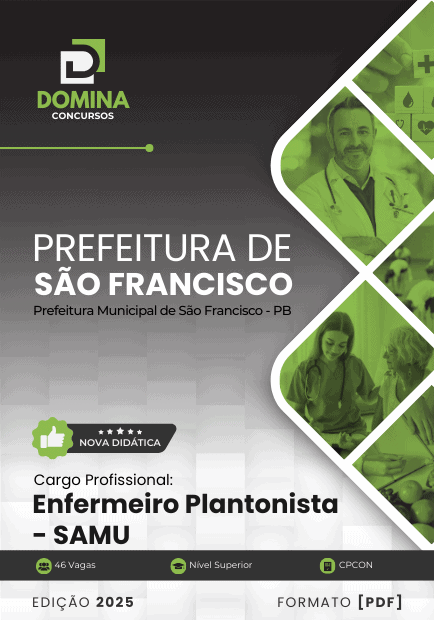 Apostila Enfermeiro Plantonista (SAMU) São Francisco PB 2025