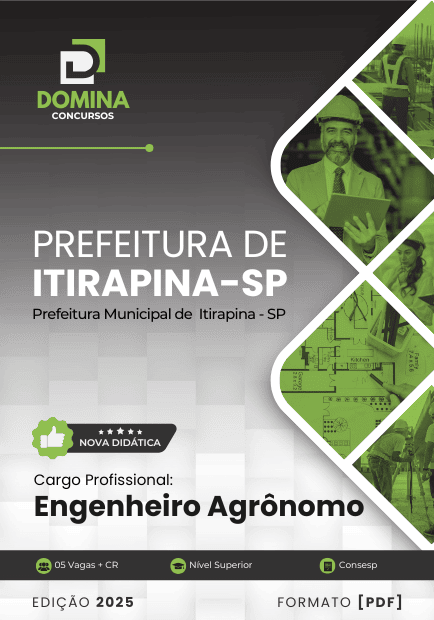 Apostila Engenheiro Agrônomo Itirapina SP 2025