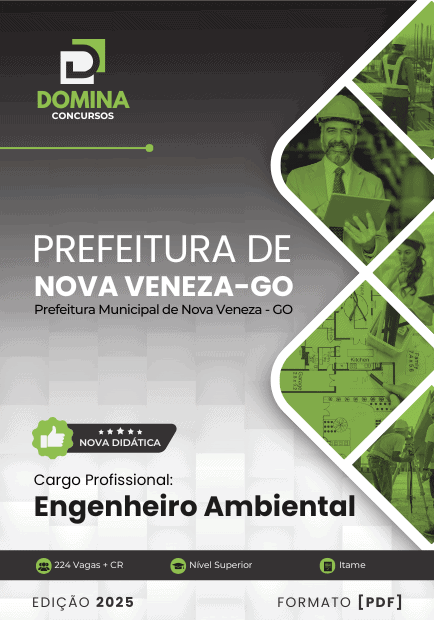 Apostila Engenheiro Ambiental Nova Veneza GO 2025