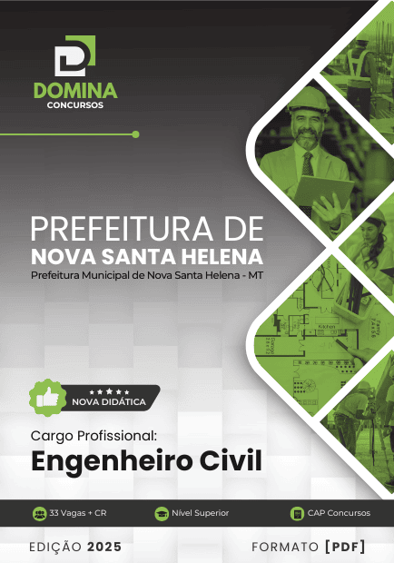 Apostila Engenheiro Civil Nova Santa Helena MT 2025