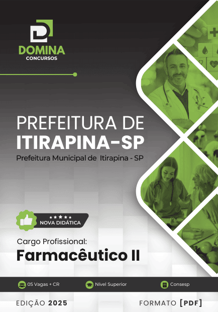 Apostila Farmacêutico II Itirapina SP 2025