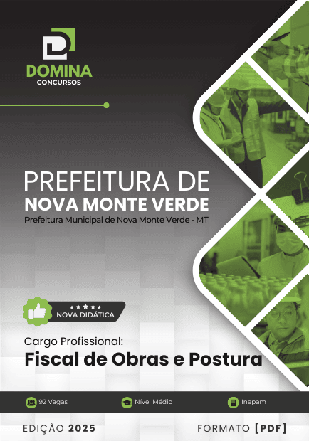 Apostila Fiscal de Obras e Postura Nova Monte Verde MT 2025