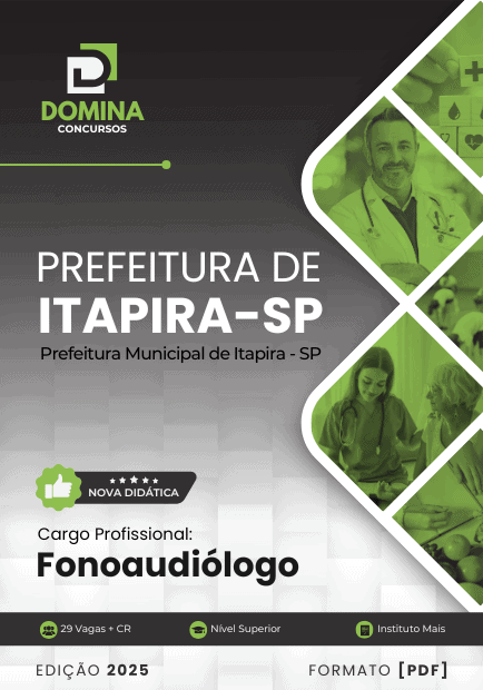 Apostila Fonoaudiólogo Itapira SP 2025
