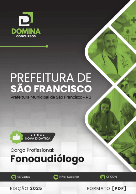 Apostila Fonoaudiólogo São Francisco PB 2025