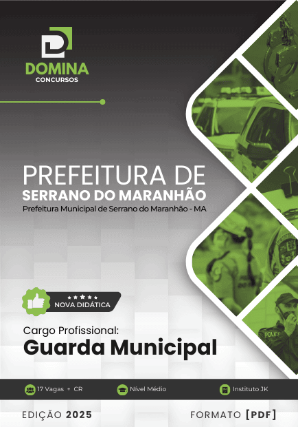Apostila Guarda Municipal Serrano do Maranhão MA 2025