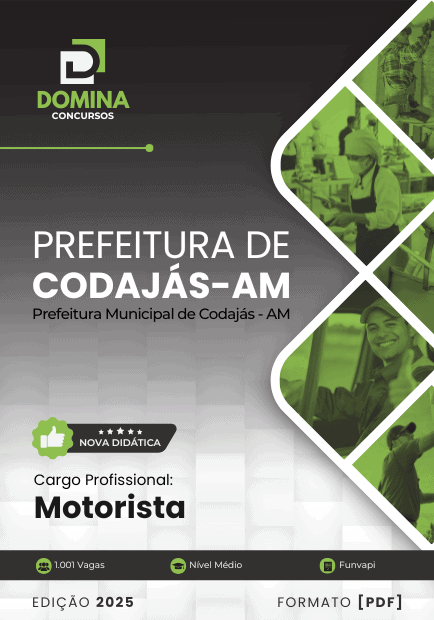 Apostila Motorista Codajás AM 2025