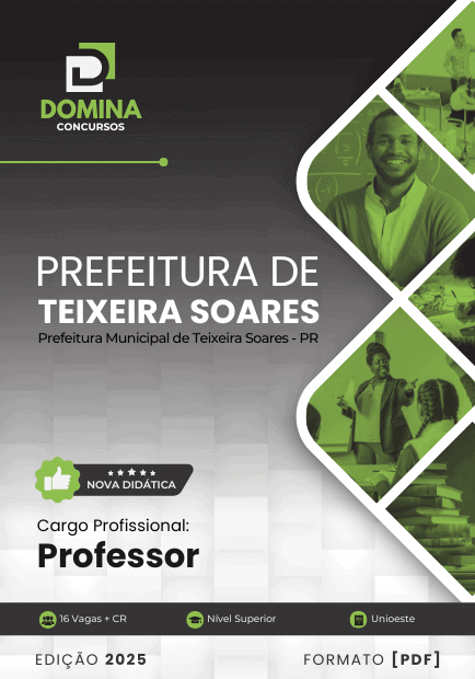 Apostila Professor de Educação Infantil Teixeira Soares PR 2025