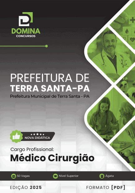 Apostila Médico Cirurgião Terra Santa PA 2025