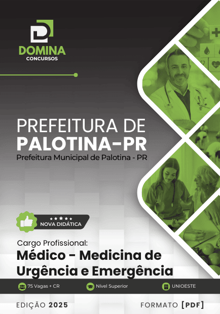 Apostila Médico Urgência e Emergência Palotina PR 2025