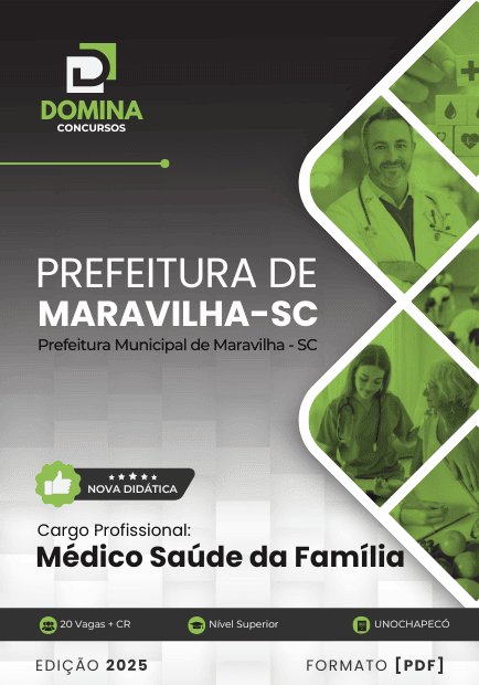Apostila Médico Saúde da Família Maravilha SC 2025