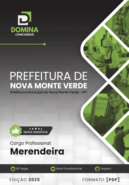 Apostila Merendeira Nova Monte Verde MT 2025