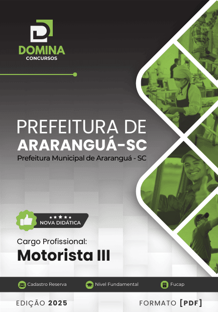 Apostila Motorista III Araranguá SC 2025